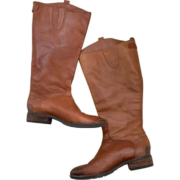 Sam Edelman Penny riding boots women’s 7 whiskey - Picture 3 of 9